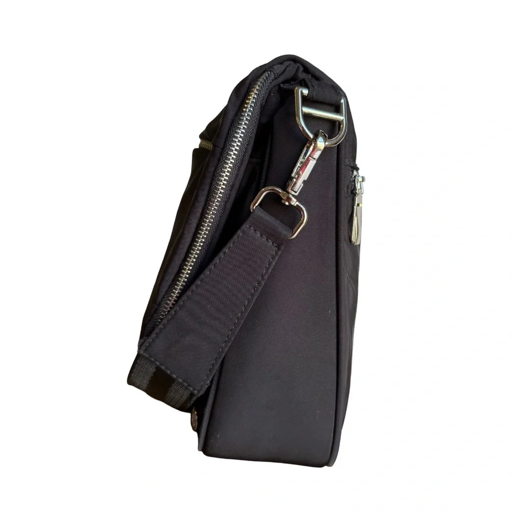 House of Harlow 1960 Nicole Richie Black Nylon Crossbody Shoulder Bag